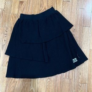 Loud apparel girls black layered skirt!